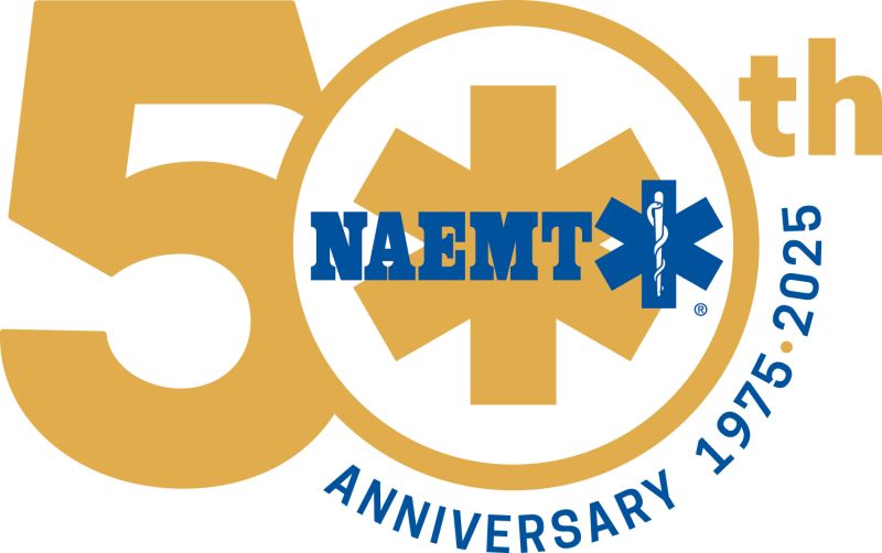 NAEMT 50th Anniversary logo